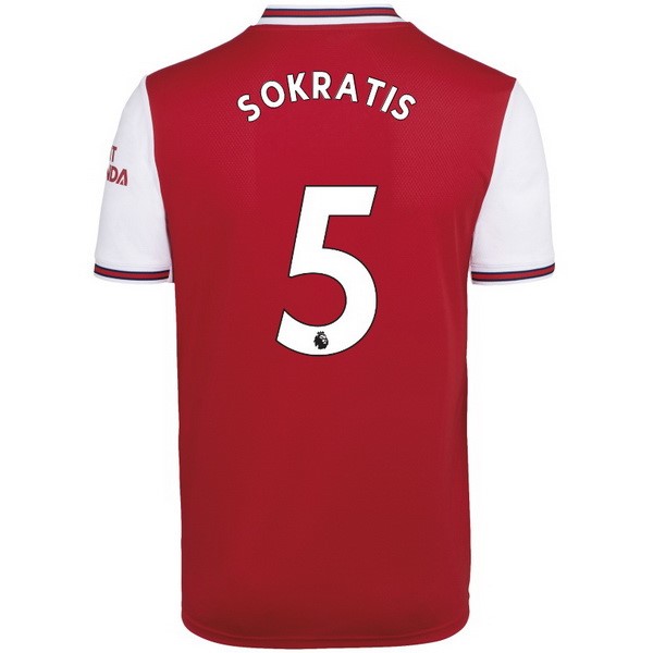 Camiseta Arsenal NO.5 Sokratis 1ª 2019/20 Rojo